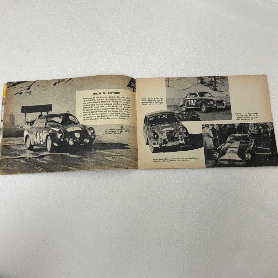 1959 Castrol Racing Achievements Brochure Rally Rallye Motorcycle Land Speed +