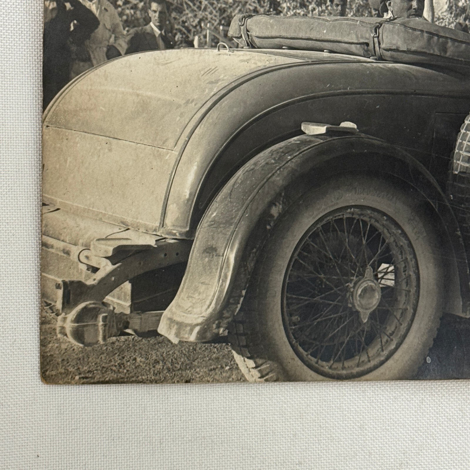 Antique Chrysler Car Automobile Photo Photograph Italian Photographer Stamp