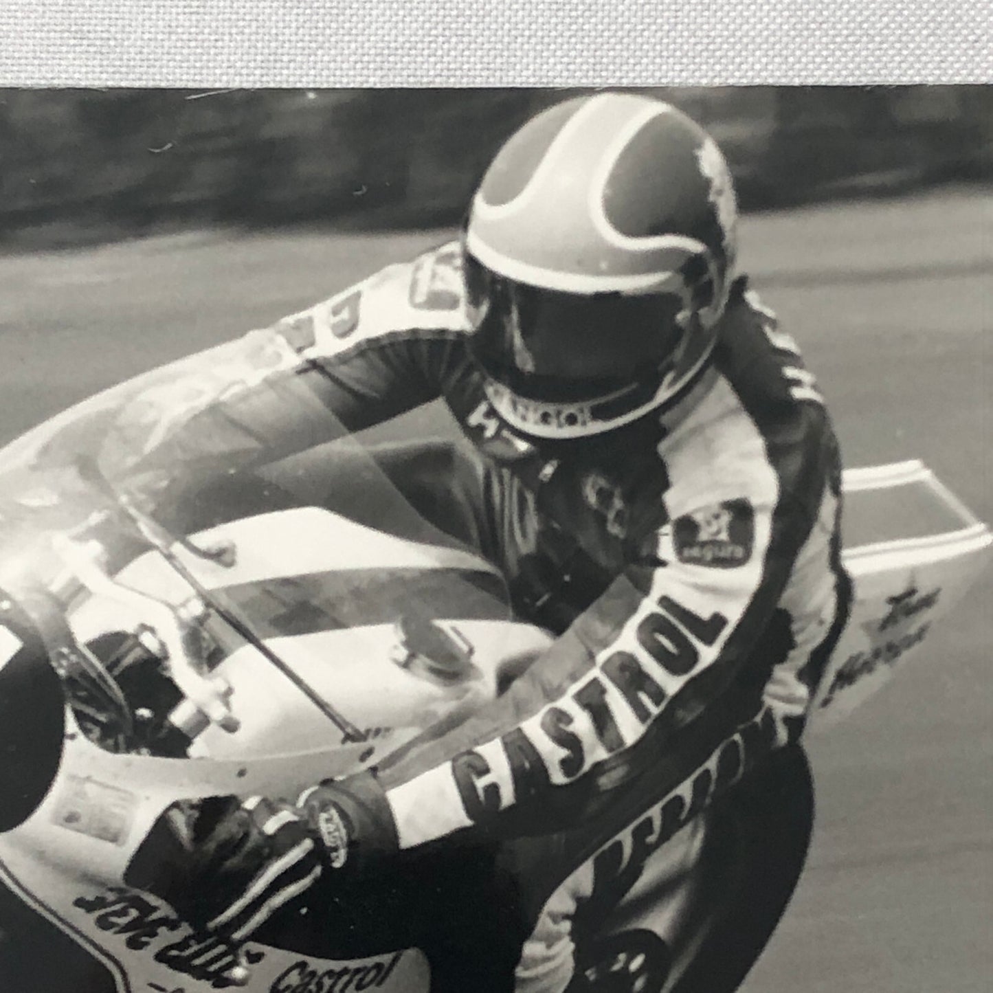 Vintage Motorcycle Racing Photo photograph Race Bike