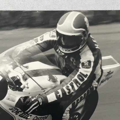 Vintage Motorcycle Racing Photo photograph Race Bike