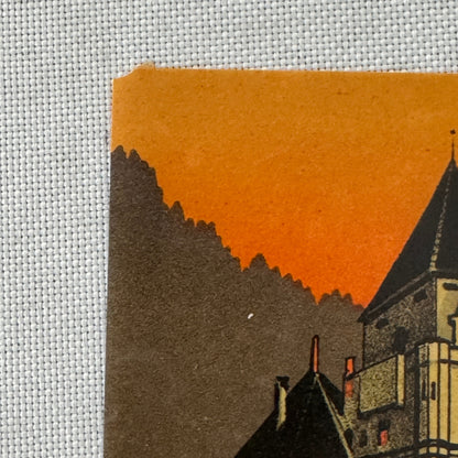 Vintage Hotel Travel Luggage Label Park Hotel Vitznau