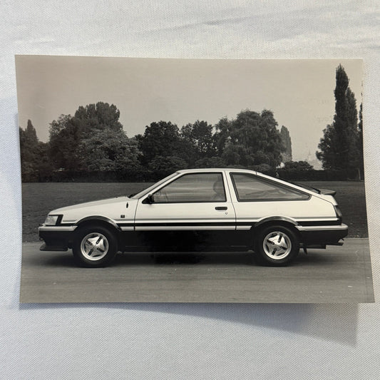 Vintage Toyota Corolla 1.6 SR Car Factory Press Photo Photograph Print
