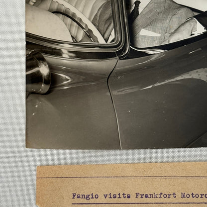 Juan Manuel Fangio Mercedes 300 SL Roadster Italian Press Photo Photograph 1957