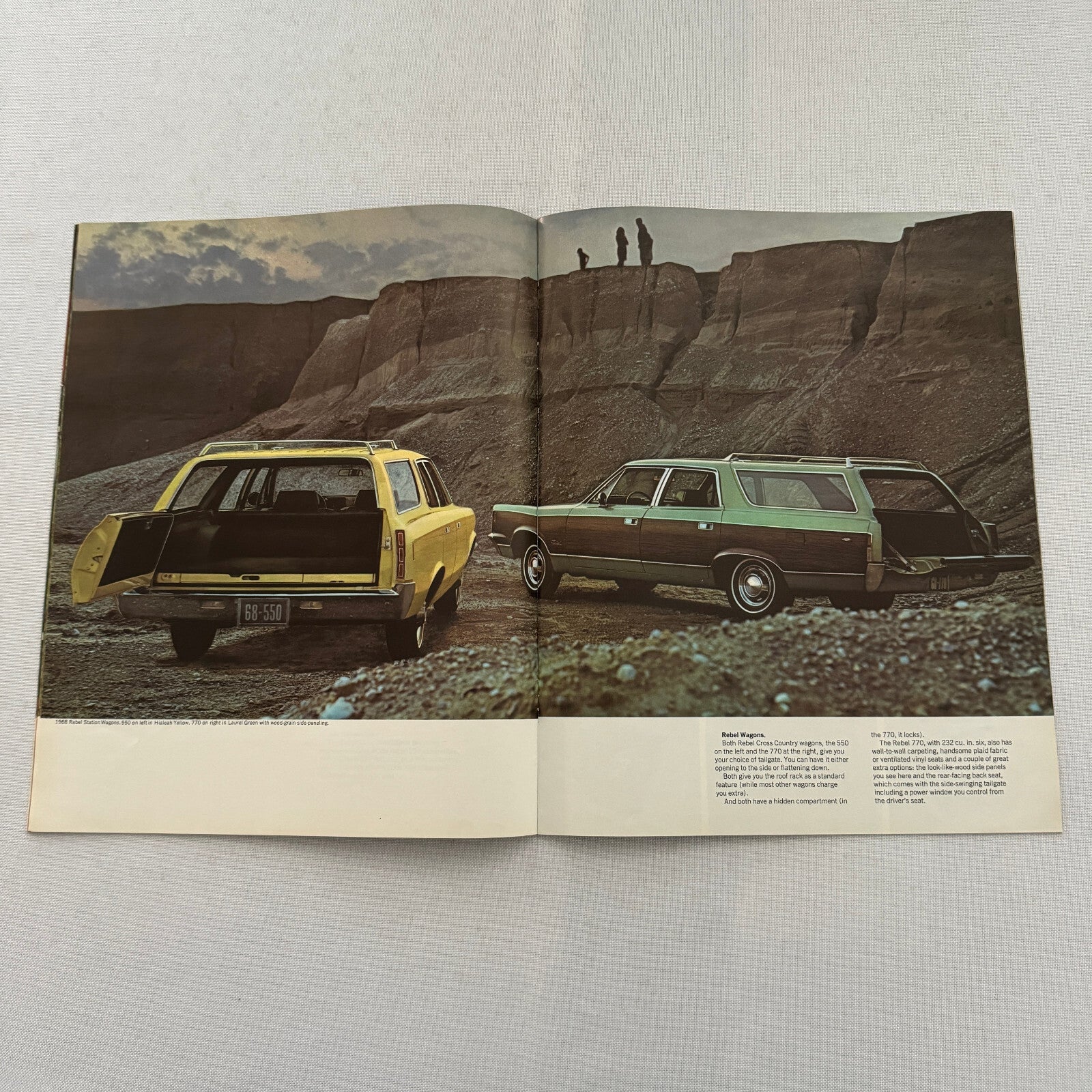 1968 American Motors AMC Brochure Catalog Javelin Rebel American Ambassador AMX