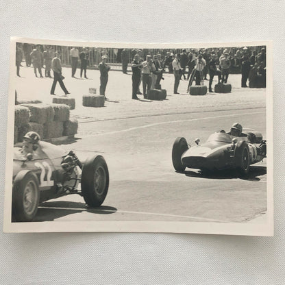 Vintage Grand Prix Racing Photo Photograph Bruce McLaren Graham Hill CAHIER