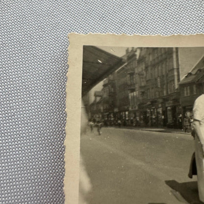 Vintage Snapshot Photo Photograph Lot Woman with Beautiful Car Automobile German