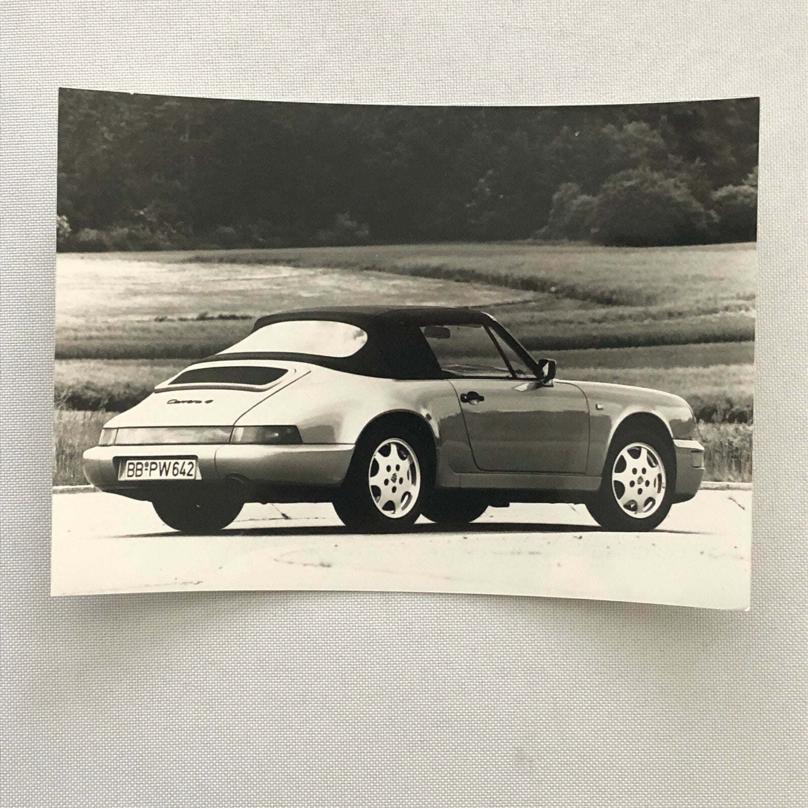 Porsche 911 Carrera 4 Cabriolet Factory Press Photo Photograph Print 