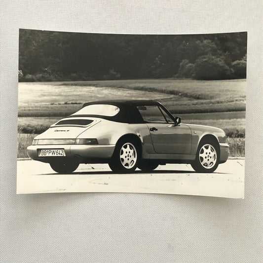 Porsche 911 Carrera 4 Cabriolet Factory Press Photo Photograph Print 