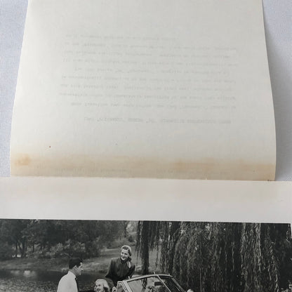 1948 Oldsmobile Series 98 Futuramic Convertible Factory Press Photo Photograph