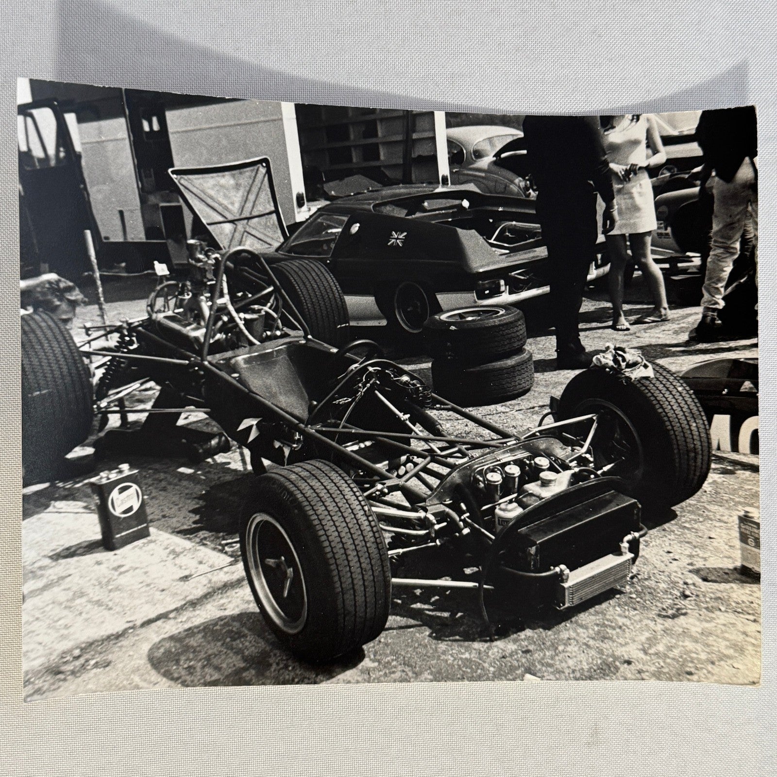 Vintage Racing Photo Photograph Lotus Car 1968 Silverstone International Trophy