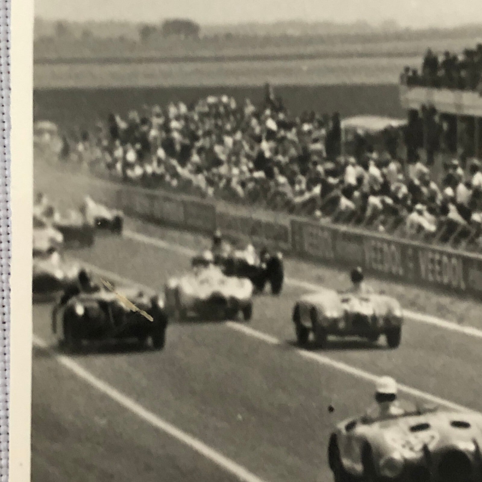 1952 Reims Racing Photo Photograph Print Stirling Moss Jaguar C Type + 