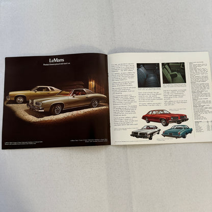 1974 Pontiac Car Sales Brochure Catalog Firebird Grand Prix GTO Ventura Grand Am