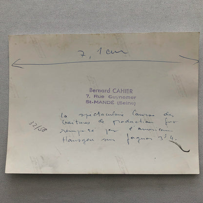 Vintage Jaguar 3.4 Racing Photo Photograph Walt Hansgen Bernard CAHIER 