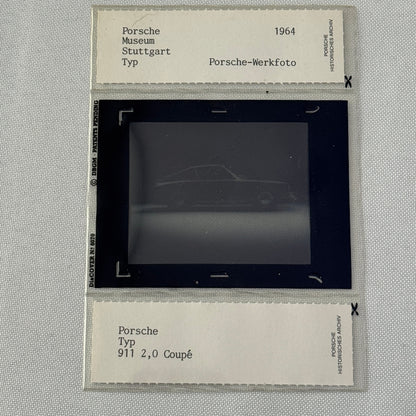 1964 Porsche 911 Museum Archive Factory Photo Slide Transparency