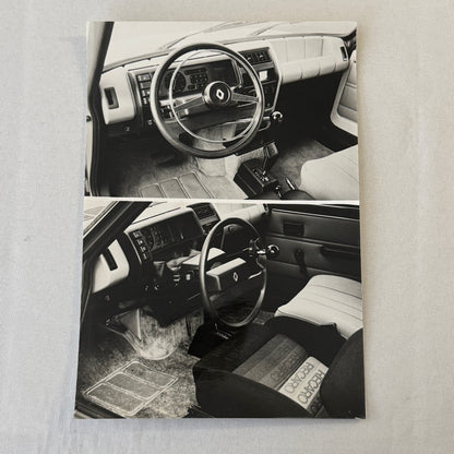 1981 Renault Disabled Driver Car Press Kit Brochure Photos Renault 5 18 Fuego