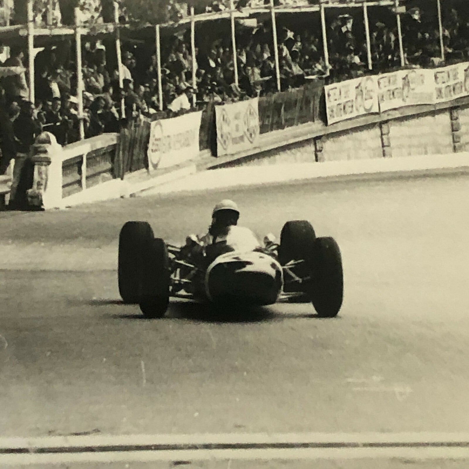 Vintage Grand Prix Racing Car Driver Photo Photograph Print 