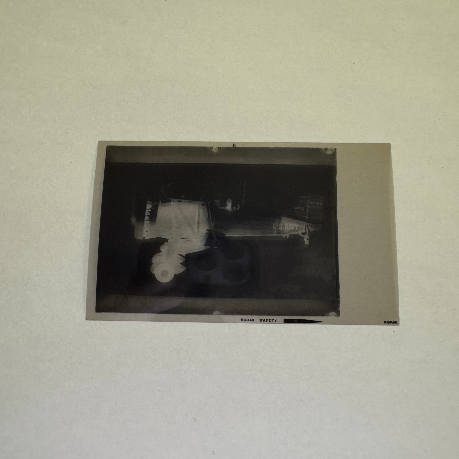 Vintage Photo Negative Curtiss XF11C-2 Airplane Plane Curtiss XF11C 2 XF11C2