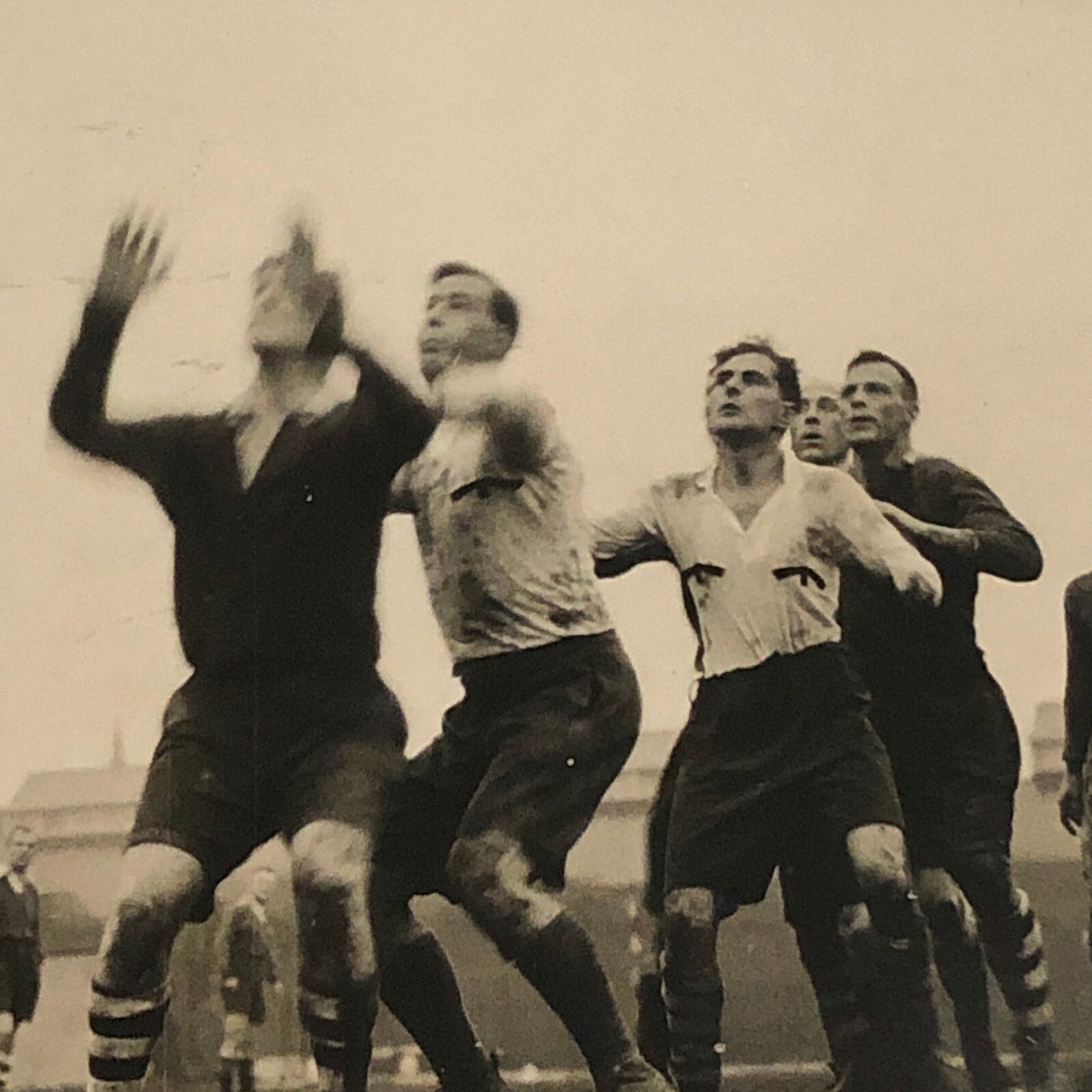 Press Photo Photograph Rugby Match Police Officers vs Medical Students London