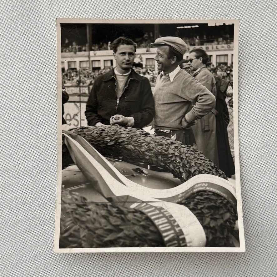 Vintage Racing Photograph Unidentified Drivers Race Photo Dr Seifert Germany