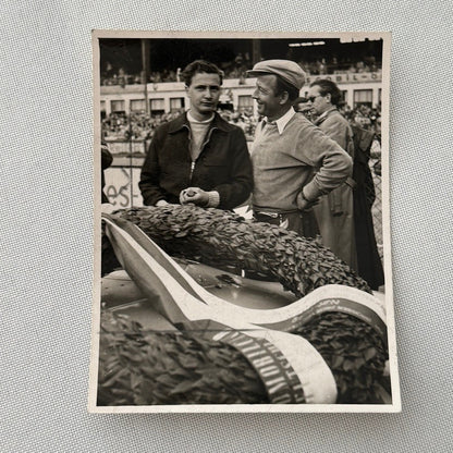 Vintage Racing Photograph Unidentified Drivers Race Photo Dr Seifert Germany