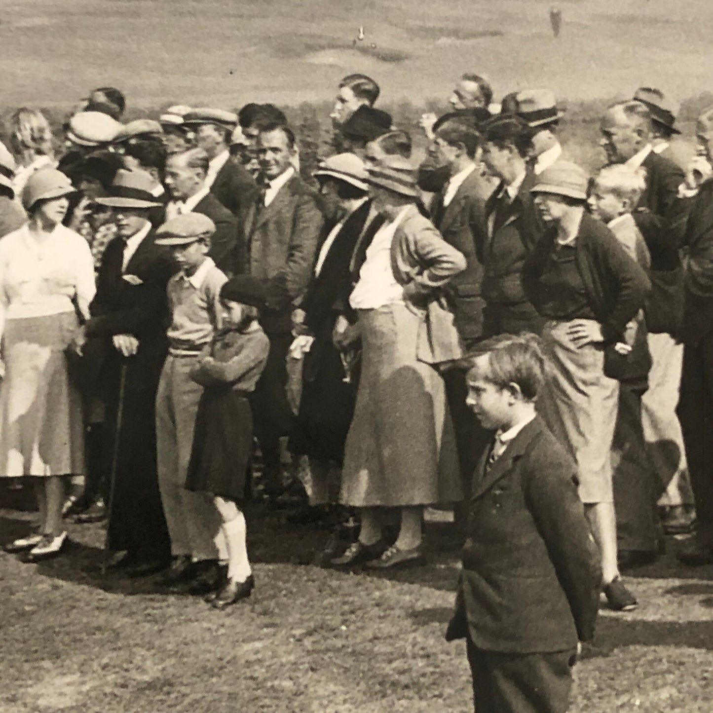 Press Photo Photograph Ladies Golf Golfer Tournament Stoke Poges Jessie Anderson
