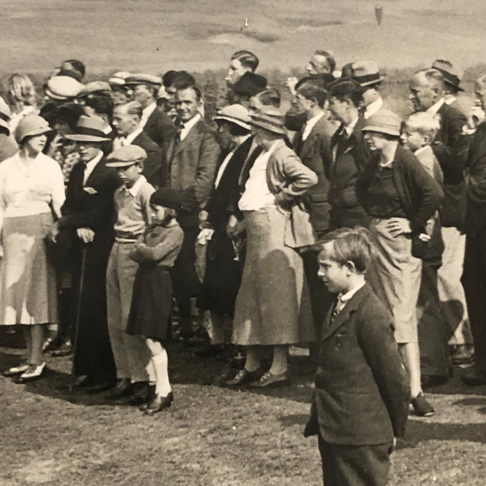 Press Photo Photograph Ladies Golf Golfer Tournament Stoke Poges Jessie Anderson