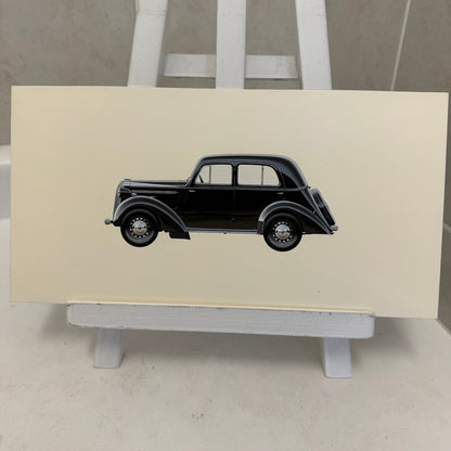 1939 Vauxhall 10 Car Automobile Illustration Art Drawing Hand Drawn Robert Preis