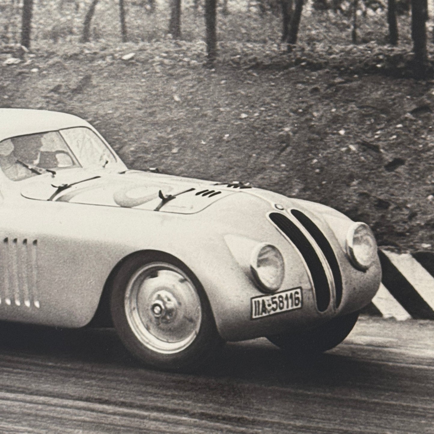 1940 BMW 328 Racing Car Factory Press Photo Photograph Modern Print