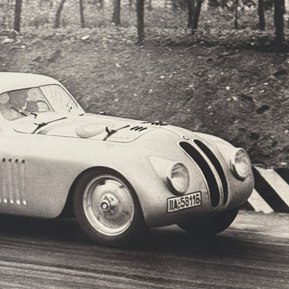 1940 BMW 328 Racing Car Factory Press Photo Photograph Modern Print
