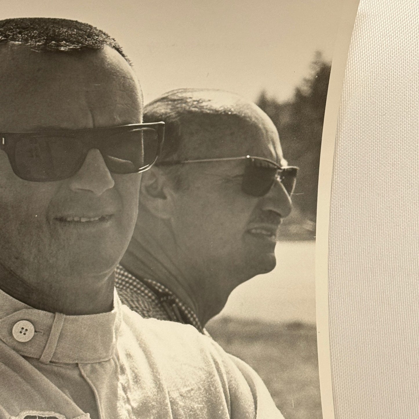 Vintage Racing Photo Photograph Scooter Patrick Car Dealer Otto Zipper Print