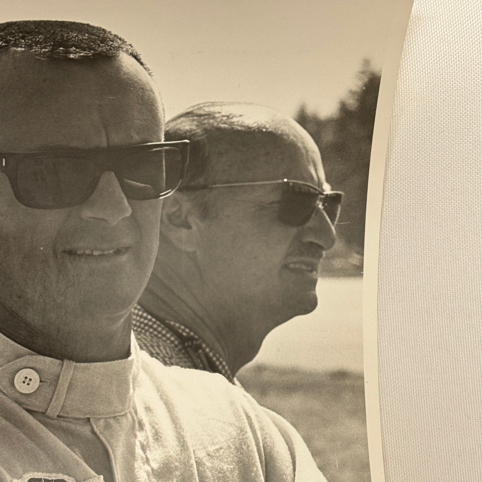 Vintage Racing Photo Photograph Scooter Patrick Car Dealer Otto Zipper Print