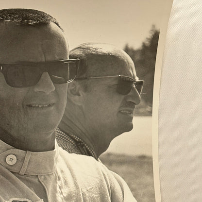 Vintage Racing Photo Photograph Scooter Patrick Car Dealer Otto Zipper Print