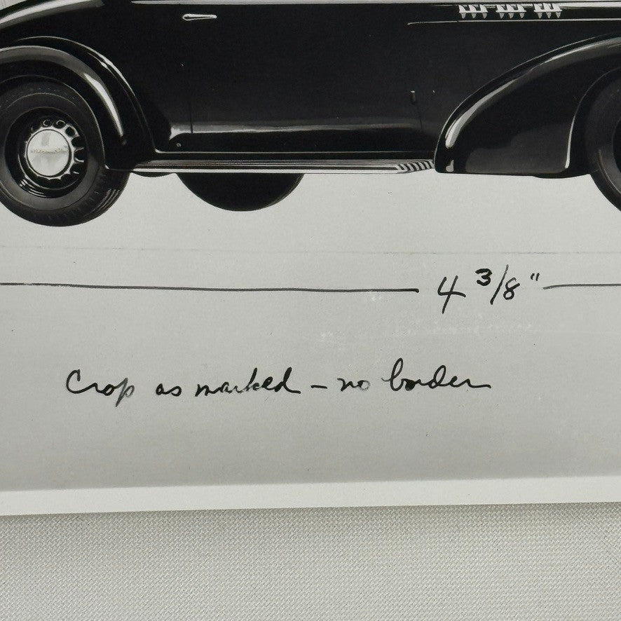 Vintage 1936 Oldsmobile Car Photo Photograph Modern Print