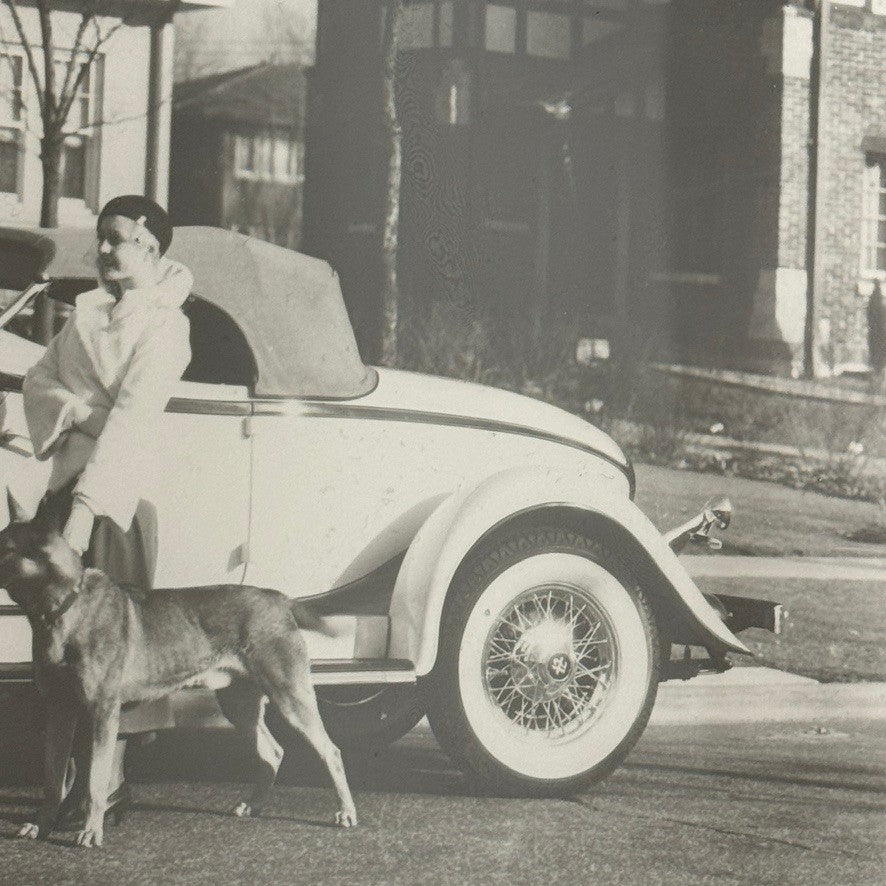 1932 Auburn Car Jean Harlow Photo Photograph Vintage Image Modern Print