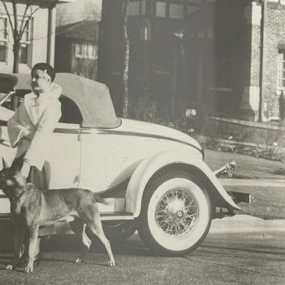 1932 Auburn Car Jean Harlow Photo Photograph Vintage Image Modern Print