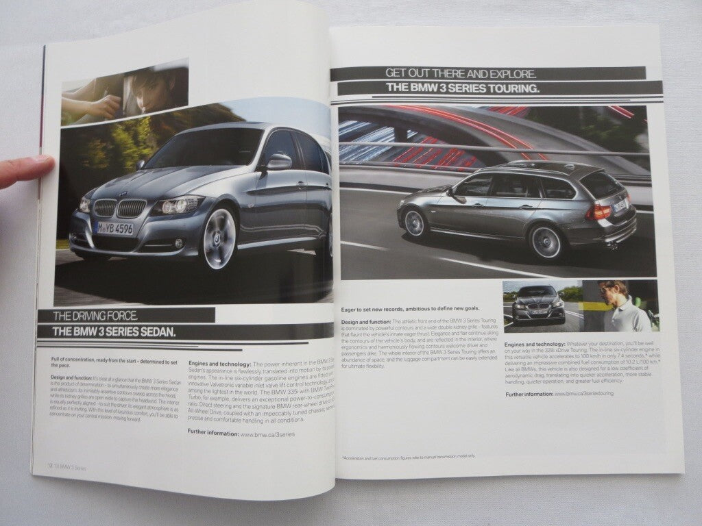 2011 BMW Sales Brochure 1 3 5 6 7 Series X1 X3 X5 X6 M3 X5M Z4 Convertible +