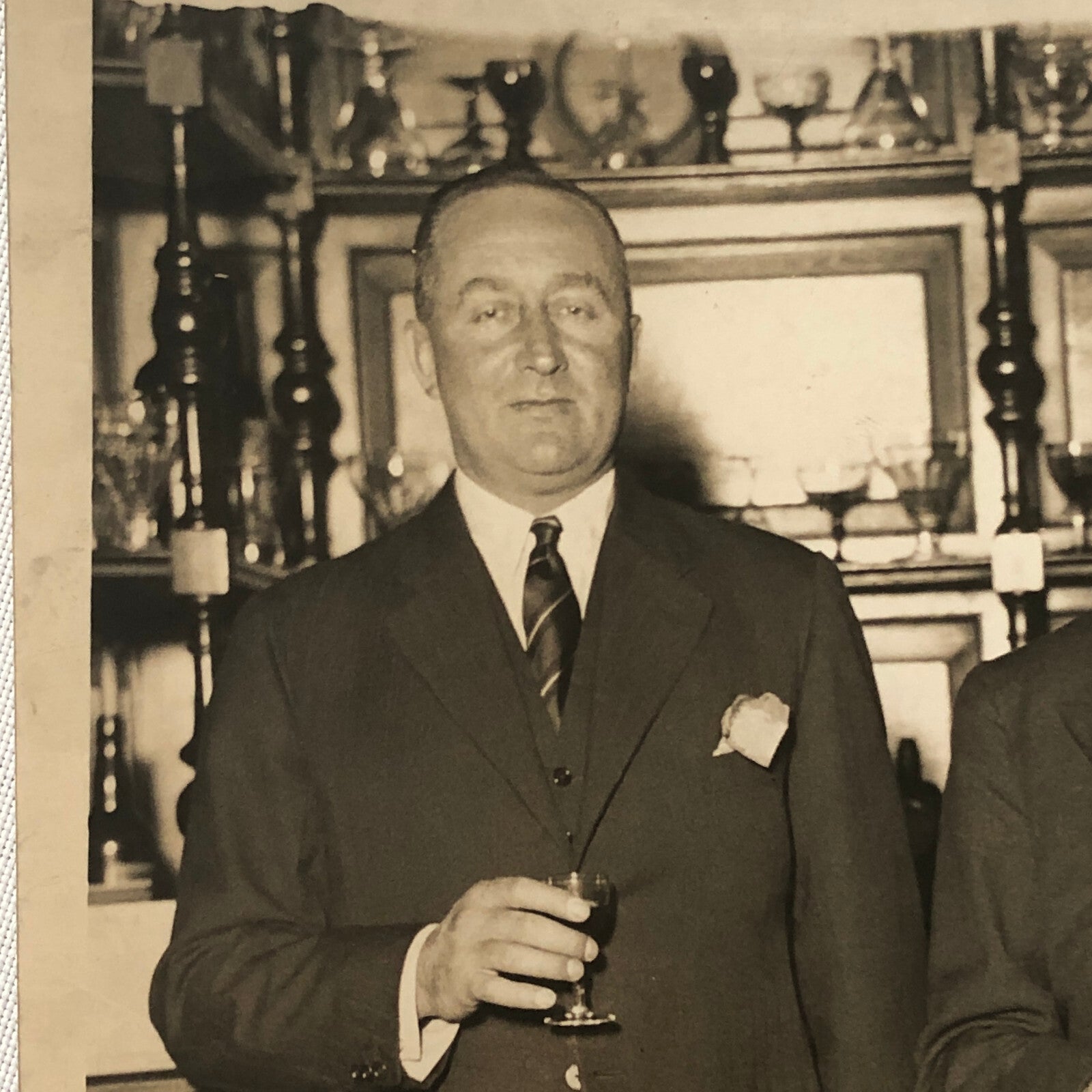 Press Photo Photograph Aviators Pilots Ye Olde Hambone Club London News 1933