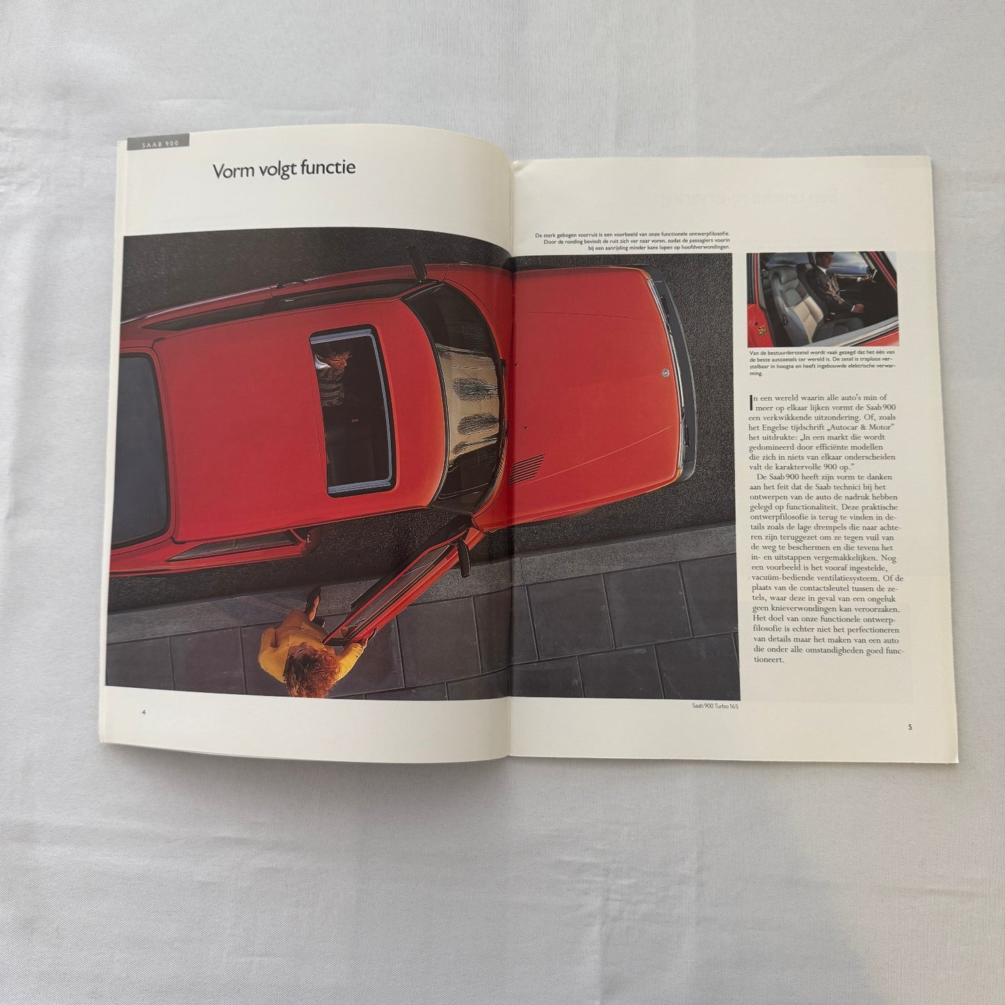 1992 Saab 900 Car Sales Brochure Catalog 900i 900 Cabriolet 900 Turbo DUTCH