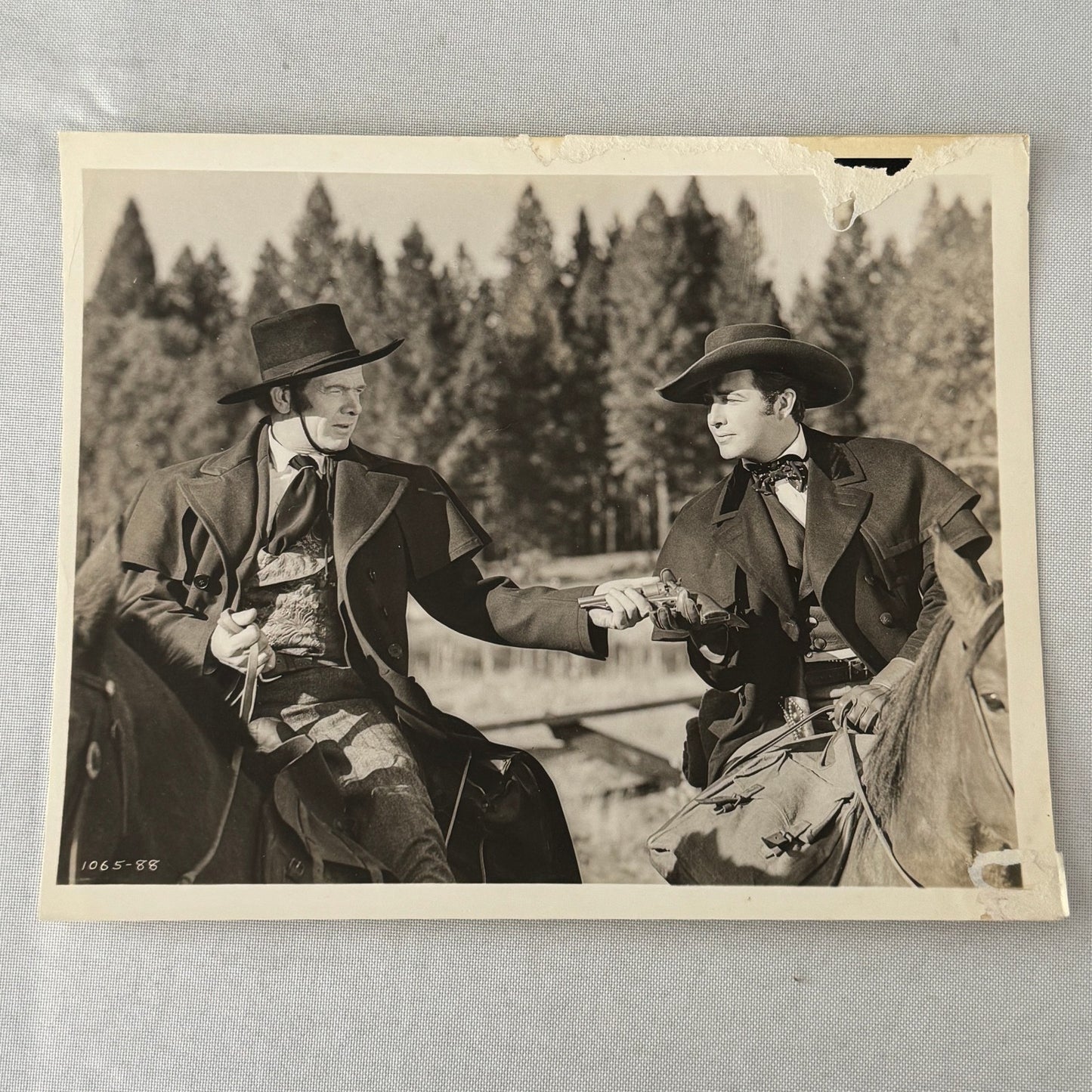 Vintage Movie Still Press Photo Photograph Western Movie Unidentified Actors