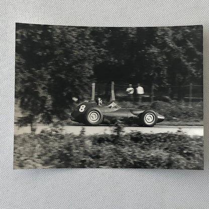 Vintage Racing Photo Photograph BRM Race Car Grand Prix