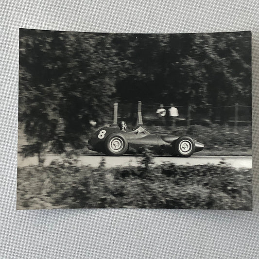 Vintage Racing Photo Photograph BRM Race Car Grand Prix