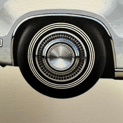 1970 Oldsmobile Toronado Car Illustration Art Drawing Hand Drawn Robert Preis