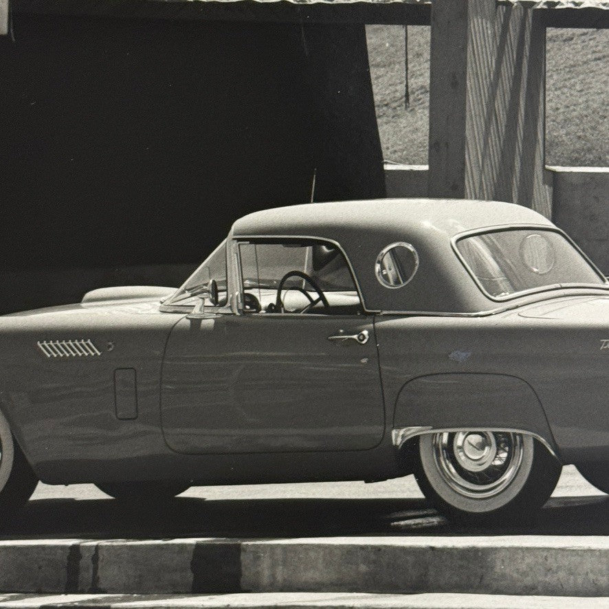Vintage 1956 Ford Thunderbird Car Automobile Photo Photograph Modern Print