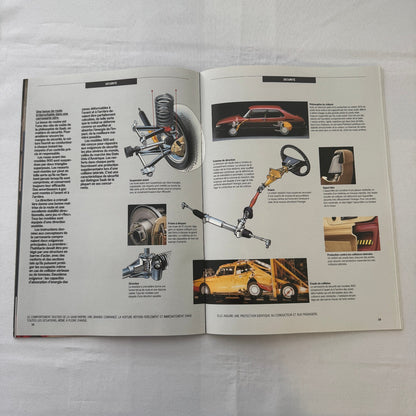 1987 Saab 900i Car Sales Brochure Catalog Vintage Saab 900 FRENCH European