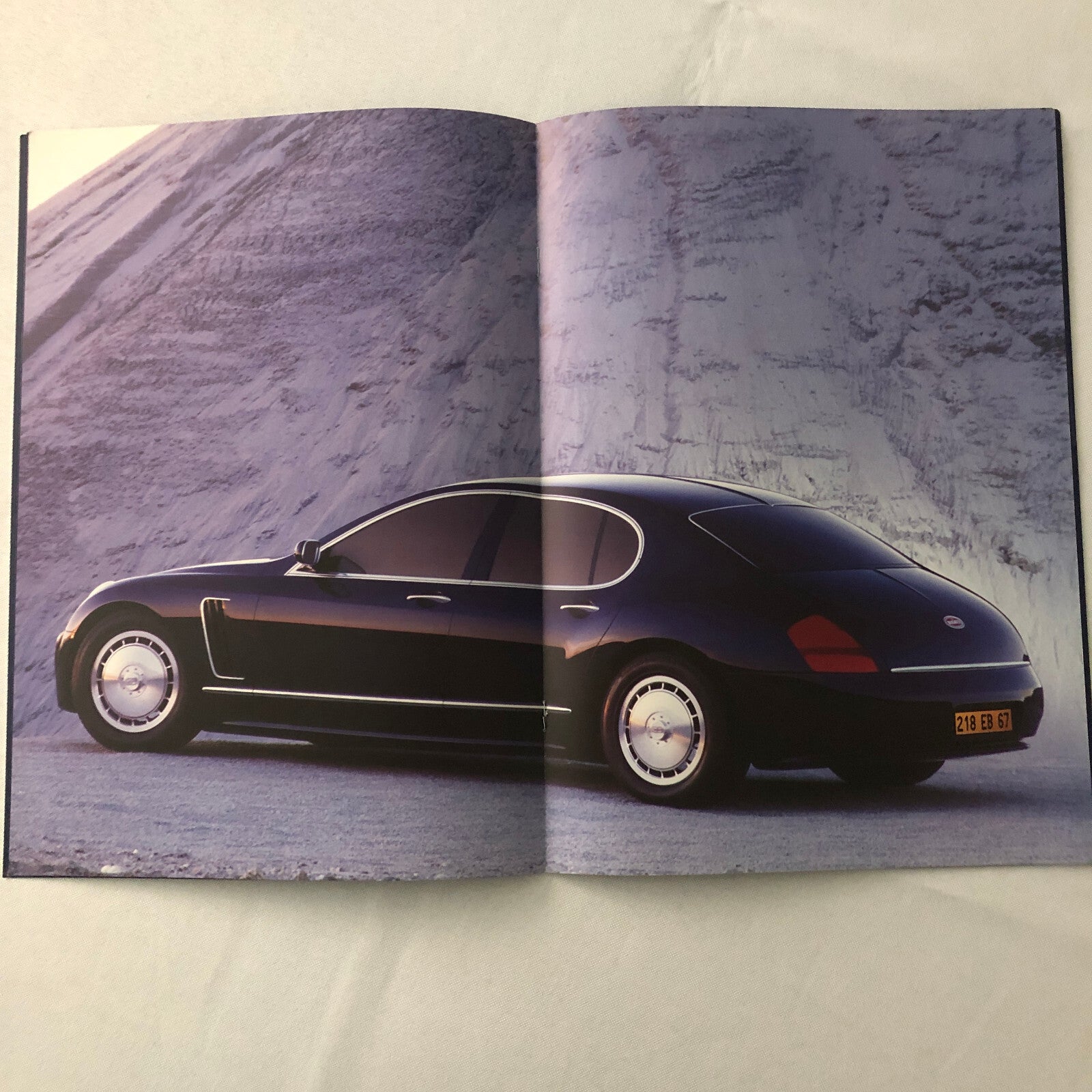 Bugatti EB 218 Concept Car Sales Brochure Catalog Bugatti EB218