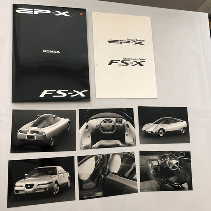 Honda EP-X and FS-X Concept Car Prototype Press Kit GERMAN Text 1992 Photos