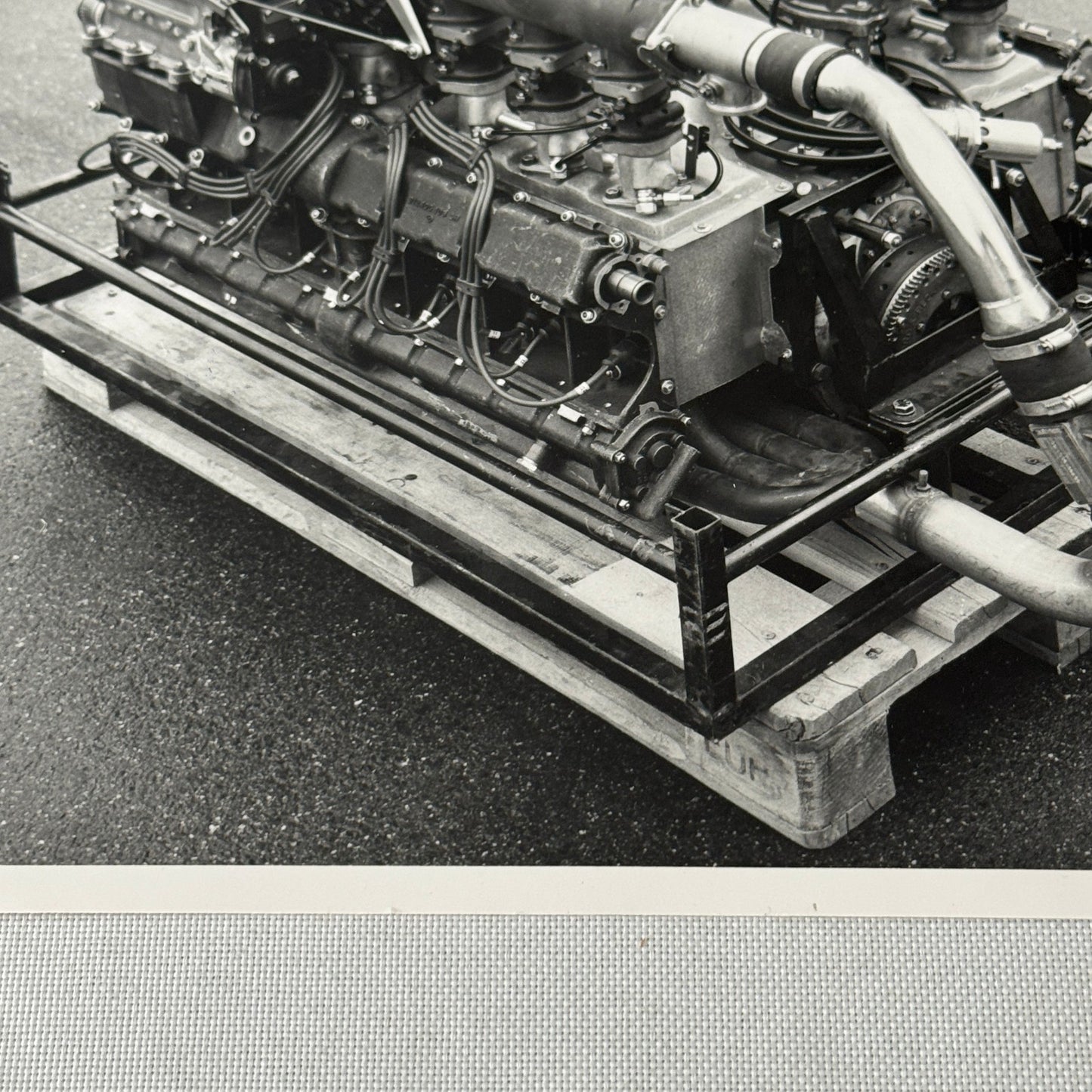 Porsche 917 Turbo Racing Engine Motor Photo Photograph Print Race Car