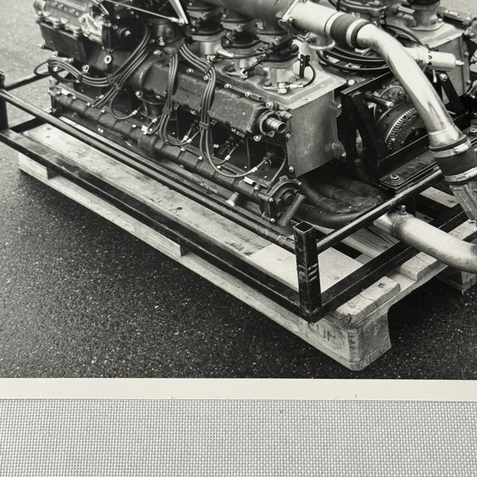 Porsche 917 Turbo Racing Engine Motor Photo Photograph Print Race Car