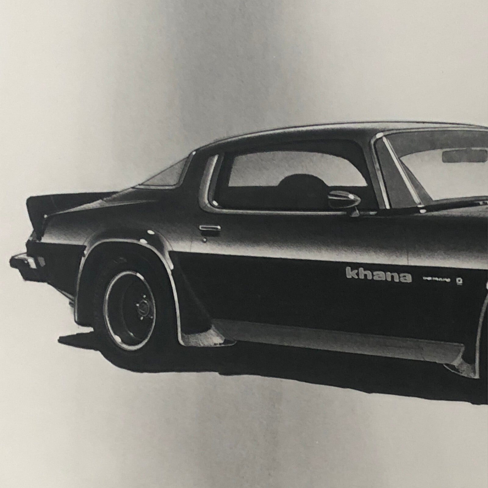 Vintage Chevrolet Camaro Aftermarket Graphic Package Design Photo Photograph