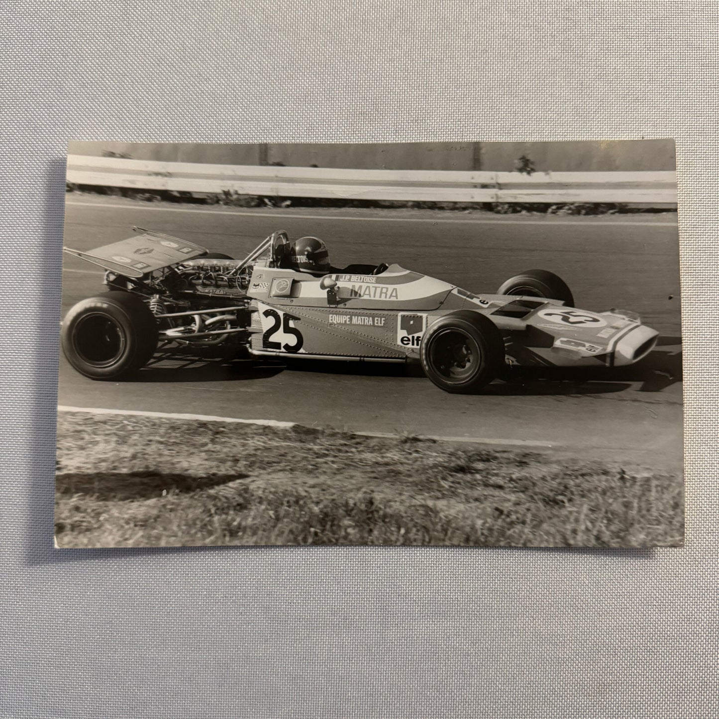 1970 Belgian Grand Prix Racing Photo Photograph Jean Pierre Beltoise JP Beltoise